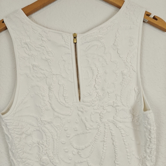 Lilly Pulitzer Tilly Sweater Textured Sleeveless Mini Dress In Resort White Sz S - Picture 13 of 13